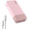 NOBIS 20000mAh 65W Power Bank Caricatore Portatile | Powerbank con 4 Porte (2 USB-C/2 USB-A), Ricarica Rapida, Display LED - per Samsung, Phone ,Laptop, Tablet, e Android