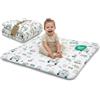 Totsy Baby Tappeto Neonato 100 x 100 cm imbottito per Gattonamento - Coperta Gioco pieghevole e lavabile a 30 gradi per Cameretta Salotto Box & viaggio - certificato Oeko-Tex Africa