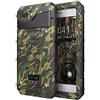 Beeasy Cover per iPhone 7/8/SE 2020/2022 IP68 Impermeabile Custodia Militare Antiurto Resistente 360° Metallo Armor Protezione Schermo Integrata Rugged Indistruttibile Subacquea Antipolvere Mimetico