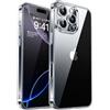 CANSHN Cover per iPhone 16 Pro (6,3 Pollici), [Protezione Completa Della Fotocamera], Custodia Protettiva Antiurto per Telefono- Trasparente
