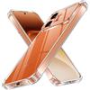 Olgary Cover per honor 600 6.57 Pollici,Trasparente Custodia Anti Ingiallimento Chiaro Antiurto Ultra Sottile Morbido,Bumper Anti-Graffio Sottile Morbida TPU Protettiva Case per honor 600