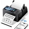 Phomemo Airprint Stampante Etichette Spedizione, 300dpi WiFi Stampa Termica | PM643 4" Schermo Touchscreen Etichettatrice 4x6, Connessione AirPrint, Wi-Fi, Bluetooth e USB, Salva il modello di etichetta