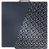 TIOPY PET (fibra di carbonio) + PEO (diamante) Bambu Lab Build Plate 257x257mm, 3D double-sided stampa in acciaio a molla per Bambu Lab X2D X1 X1C X1E P1P P1S A1, nessuna base magnetica
