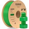 ELEGOO ABS Filamento 1,75 mm Verde 1KG | Tenacità e Resistenza agli Urti, Resistente a Calore e Acqua, Qualità Industriale, Bobina 1kg, per Stampanti FDM