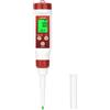 GIDIGI Tester di pH per alimenti GIDIGI, sonda di pH per pasta madre e pane, misuratore di pH professionale per fermentazione, formaggio, carne, inscatolamento, sonda di pH a lancia per semisolidi, acqua