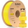 ELEGOO ABS Filamento 1,75mm per Stampante 3D 1kg Giallo | Elevata Tenacità e Resistenza agli Urti, Resistente al Calore e all'Acqua, Qualità Industriale per Stampanti FDM