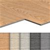 HENGMEI, set da 18 rivestimenti per pavimenti in PVC autoadesivi con effetto legno, impermeabili, piastrelle tagliabili, per camera da letto, cucina, soggiorno, 2,51 m², modello A