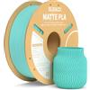 ELEGOO PLA Matte Filamento Stampante 3D Verde Acqua 1kg 1,75mm | Opaco PLA, precisione di misurazione +/- 0,02mm, adatto per maggior parte delle stampanti 3D FDM