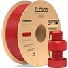 ELEGOO ABS Filamento 1,75 mm Rosso 1KG | Tenacità e Resistenza agli Urti, Resistente a Calore e Acqua, Qualità Industriale, Bobina 1kg, per Stampanti FDM