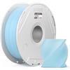 ELEGOO PLA Matte Filamento Blu Ghiaccio 1KG 1,75mm | Bobina Riutilizzabile, Alta Precisione del Filamento PLA 3D, Installazione Facile, Per la maggior parte delle Stampanti 3D