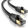 deleyCON 5m CAT 8.1 Outdoor per Esterno (40 Gbit/s, 2000 MHz, Schermatura S/FTP, Rame) RJ45 Connettore Ethernet LAN DSL Patch - Resistente alle Intemperie - PC, TV, Telecamera, PoE, Campeggio