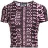 VERSACE JEANS COUTURE - Crop top - Viola scuro