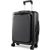 Mandarina Duck Tank Case - Trolley Cabin W/Front Pc Pocket, Nero (Black), 40x55x20(LxHxW)