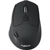 Logitech M720 Triathlon Mouse Wireless Multidispositivo | Bluetooth, Ricevitore USB Unifying, 1000 DPI, 6 Tasti Programmabili, Compatibile con Laptop, PC, Mac, iPadOS - Grigio