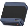 BOSGAME E7 Mini PC per Casa e Ufficio, Core 3 100U (più potente di 4300U, fino a 4,7 GHz), 16 GB DDR4 RAM, 512 GB SSD NVMe Mini Computer, Triplo Display 4K, HDMI/DP/USB-C, Doppia LAN, Wi-Fi 6