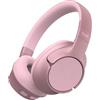 Fresh 'n Rebel Clam Fuse Cuffie Bluetooth Over Ear con Cancellazione Attiva del Rumore Ibrida, con Microfono ENC (chiamate perfette), Modalità rumore ambientale, 45h di Autonomia, Senza Fili (Rosa)