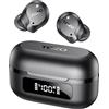 TOZO NC9 Cuffie Bluetooth 5.3 con ANC Ibrido, 6 Mics ENC | Suono OrigX 2.0, 60 Ore Modalità Trasparente, IPX8, Ricarica USB-C, Comode e Facili da Usare per Lavoro, Gioco e Commuting