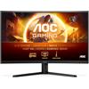 AOC Gaming Monitor CQ32G4VE 32 pollici Curvo 2560x1440, WQHD, 180Hz, Fast VA Panel, 1ms GtG, (HDMI2x 2.0 DP 1x 1.4) HDR10, FreeSync, Nero