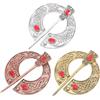 Amosfun 3 Spille Vichinghe Spilla Vintage Da Petto Per Abiti Borse Sciarpe E Cappotti Accessori Per Costume E Feste Regalo Per Adulti E Studenti