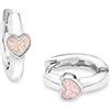 Prinzessin Lillifee Orecchini in argento sterling 925 per bambine, a forma di cuore, in confezione regalo