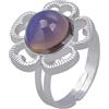 CLSSLVVBN Anello dell'umore che cambia colore, anello delle emozioni, della temperatura, regalo da donna