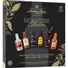 Anthon Berg Signature Collection - Cioccolatini al Liquore, Bottigliette di Cioccolato Fondente Ripiene di Liquori Premium (Rum, Cognac, Vodka, Cointreau) - Confezione Regalo, 10 Pezzi, 156 g