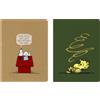 Moleskine Peanuts Set 2 Quaderni,Cahier Journal a Righe, XL 19x25 cm | Design Snoopy e Woodstock, Quaderno Flessibile, Cucitura Singer, 120 Pagine