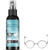 SEMINISMAR Spray per Riparazione Lenti,Spray Riparazione Lenti Occhiali,Spray Per La Riparazione Dei Graffi Del Vetro Degli Occhiali,Spray Per La Pulizia Degli Occhiali,Spray per la Riparazione Occhiali,100ML
