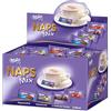 Milka Naps Mix - Mini caramelle al cioccolato in 4 varietà: latte alpino, fragola, nocciola, crème au cacao - 1 x 1,7 kg