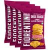 Generico 4X Fiorentini Snick Snack Super Protein Chips di Lenticchie Rosse, Snack Proteico Croccante Non Fritto, Senza Glutine, Vegan 65g