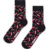 HAPPY SOCKS LIPSTICK SHORT CREW SOCK Calzini Unisex