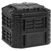 hillvert Compostiera da Giardino Composter per Giardinaggio HT-COMP-600 (600 l, Ancoraggio 11 cm, Polipropilene)