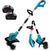 A.M.C. Motozappa a batteria Motozappa elettrica con motore brushless regolabile in altezza, larghezza di lavoro 20 cm Professionale
