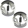 youth care Terra Ricambi Frizione Completa Rinforzata per Decespugliatore Kawasaki TD33 TD40 TH34 TD48 TH43 TH48 TJ35E TJ45E | Ø76 mm Foro 10 mm | Alta Qualità Professionale Compatibile Honda e Tanaka (2pz)
