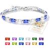 Rajputana Bracciale Da Donna In Argento Sterling 925 Bracciale Tennis Jewellery Regalo Di Compleanno Natale Per Lei Donne Silver Bracelet Fidanzate