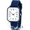 Juboos Orologio analogico per bambini e bambine, impermeabile fino a 3 atm, con gatto, facile da leggere, Viola, orologio gatto bambini