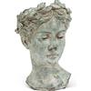 Abbott Collection Vaso da fiori grande a forma di testa di donna, altezza 25,4 cm