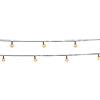 LUMI JARDIN Ghirlanda luminosa solare 20 globi scintillanti LED bianco caldo FESTY WHITE 5,80 m