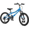 VEVOR Mountain Bike per Strada 6 Velocità per Tutti i Terreni Carico 80 kg | Bicicletta da Montagna, Sospensione Anteriorre, Sella Regolabile, in Acciaio di Carbonio, Freno Doppio, Lunghezza 1420 mm