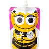 BeeIT Bee it Shampoo Doccia Kids 250 ml - Shampoo e Bagnoschiuma Bambini con Aloe Vera Bio, Miele e Propoli - Detergente Delicato Capelli e Corpo (ROSA)