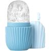 Generic Ice Face Roller - Delicato silicone portatile riutilizzabile | Strumenti per il sollevamento della pelle per tutti i tipi di pelle, look doposole, casa, viaggi, saloni di lavoro
