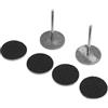 INOOMP Set Punte per Trapano Unghie Russe con Dischi Abrasivi Sostituibili, Teste di Levigatura a Disco Piatto per Manicure Professionale, Accessori per Strumenti Elettrici Manicure e