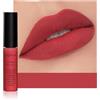 Anifer Rossetto liquido opaco di velluto Trucco di lunga durata e usura impermeabile, lucidalabbra a tazza non appiccicoso, (rosso caldo 614)