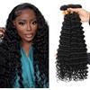 Gsoroel Parrucca brasiliana vergine con onde profonde, #1B, colore nero naturale, con perdita minima di capelli, per donne, 30,5 cm, 30,5 cm, 30,5 cm