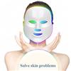 obqo Maschera viso led professionale-7 colori fototerapia della pelle Maschera per la cura della pelle del viso per la rimozione delle rughe Acne Spot Ringiovanimento