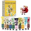 Rakiuty Set Creme Mani Natale,Crema per le Mani,Crema Mani Regalo Natale,Set Regalo Donna Idratante,Cremas Mani di Natale per Molto Secche,Mini Cremas Mani Idratante,Natale ed Valentino,10 Pezzi