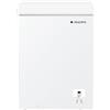 Aspes Congelatore orizzontale bianco ACH1003EDC capacità 100 litri, Dual Cooling, 4 stelle, modalità super congelamento, tecnologia ciclica, porta apribile, 1 cestino, basso livello sonoro