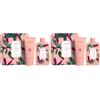 DIAMOND INTERNATIONAL RITUENA | Damasco in Fiore, Confezione Regalo, Docciaschiuma 400ml + Crema Corpo 200ml in Elegante Scatola in Latta, Fragranza Elegante Ispirata ai Fiori di Damasco (Confezione da 2)