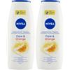 Nivea Bagnoschiuma Care&Orange 650ml, 650ml (Confezione da 2)
