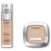L'Oreal Paris L'Oréal Paris MakeUp Fondotinta Arricchito con Acido Ialuronico, 2.N Vanilla, 30 ml + Cipria Uniformante Accord Parfait, Cipria in Polvere Uniformante e Fissante, 2N Vanille